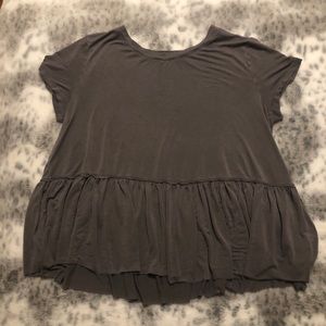 NWOT Mossimo Peplum Tee